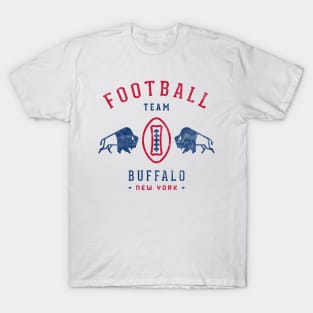 Cool modern Buffalo Bills Retro Team Crest T-Shirt